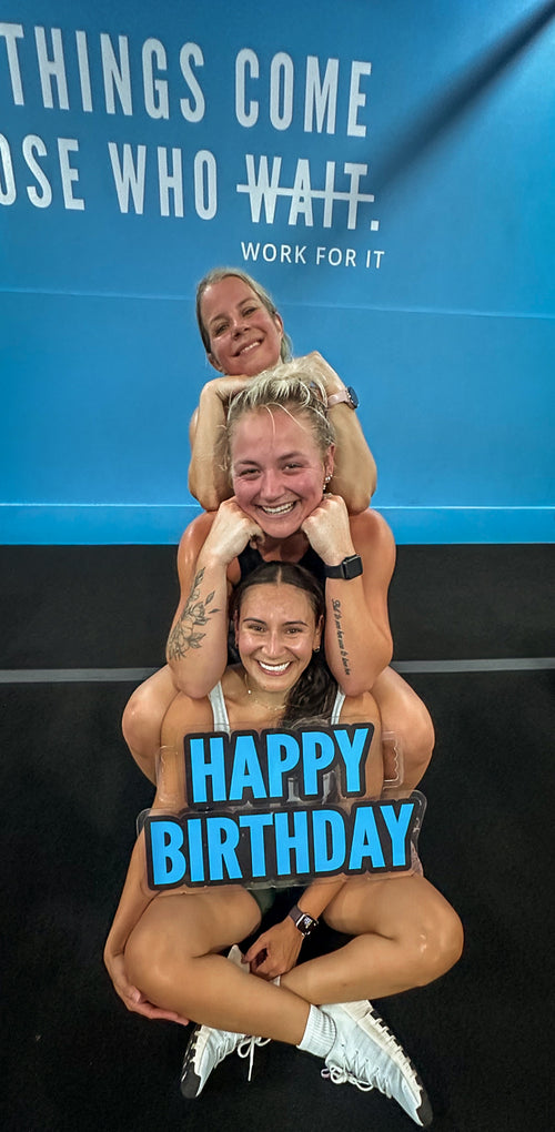 Happy Birthday Sign- Blue