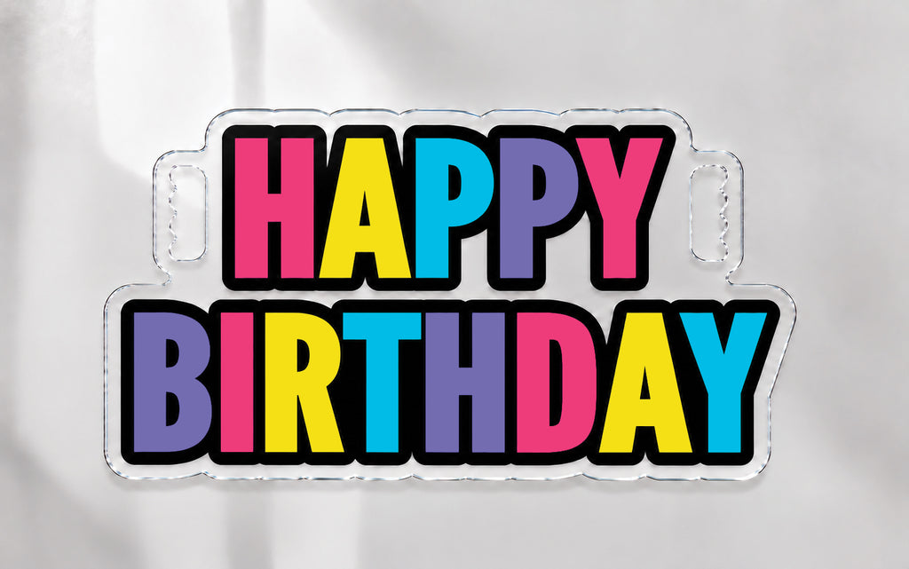 Happy Birthday Sign- Multi