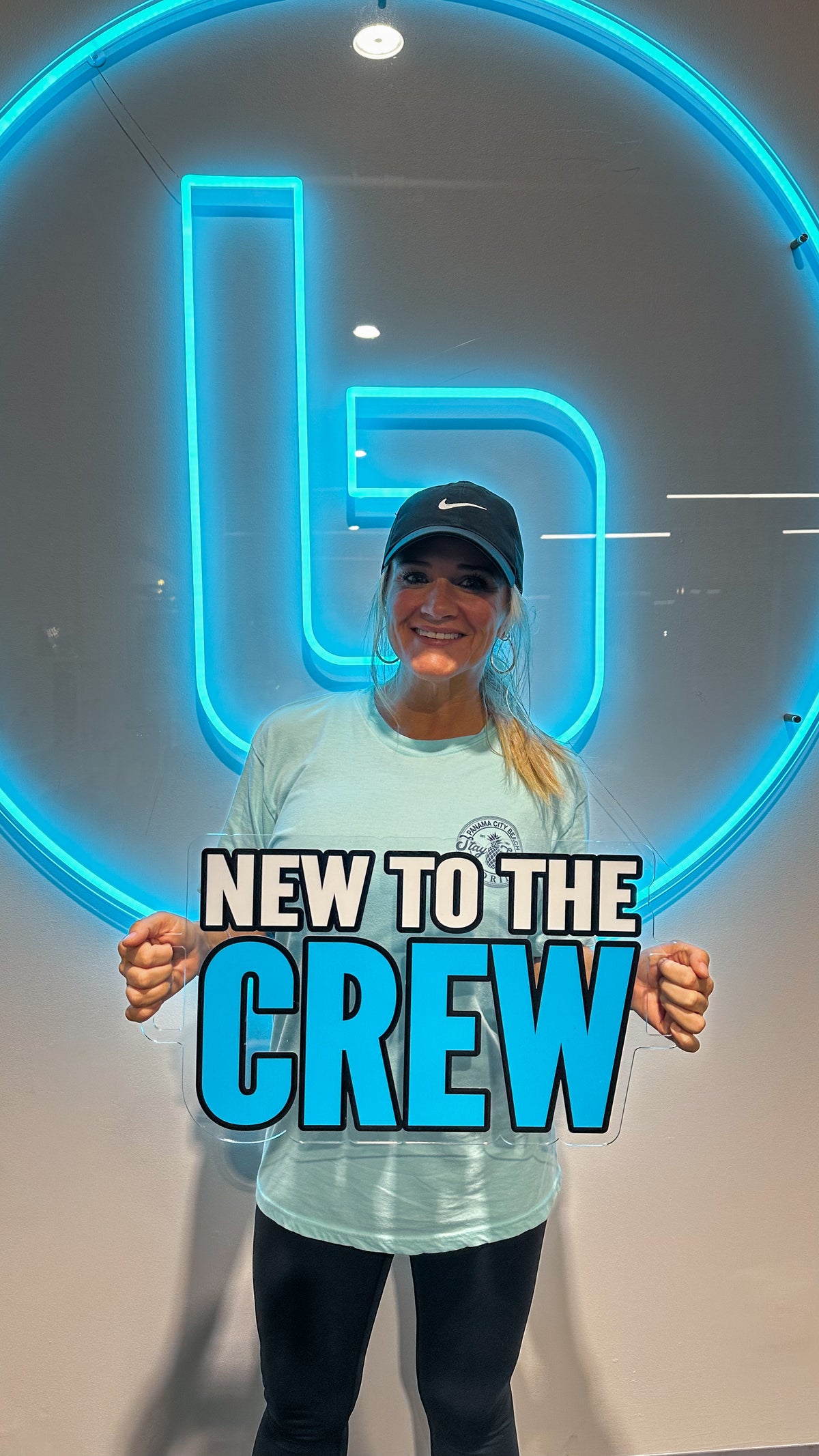 New to the Crew Sign- Clear