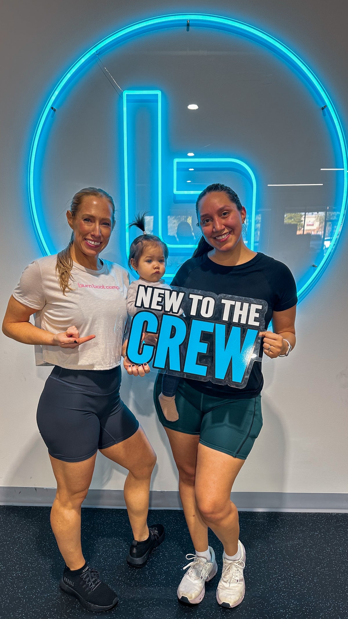 New to the Crew Sign- Clear