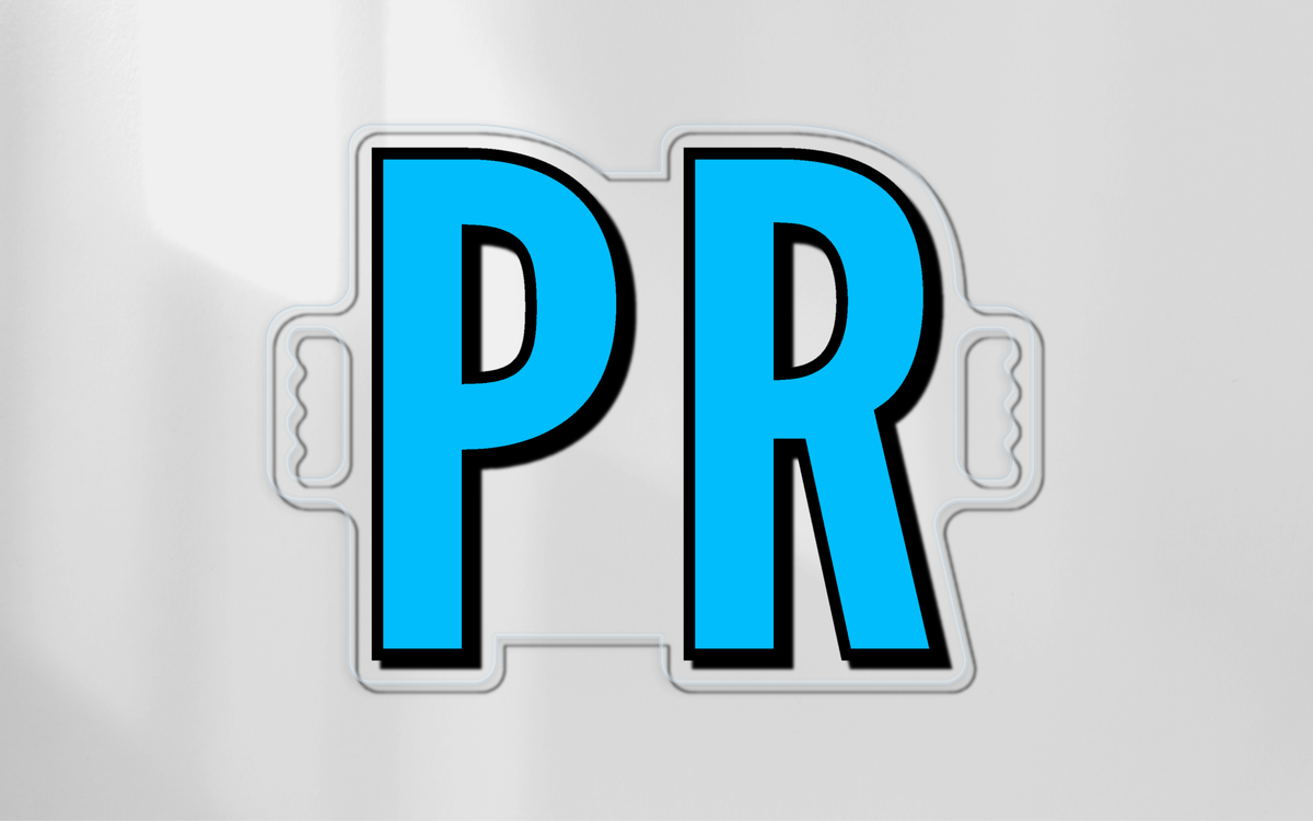 PR Acrylic Sign